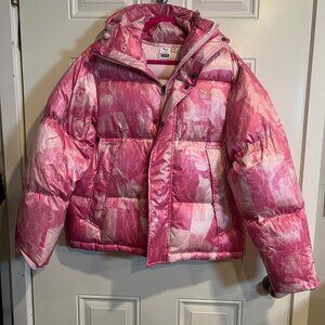 Pink Puma x Kidsuper All Over Pink Print Puffer Jacket  Men's Small